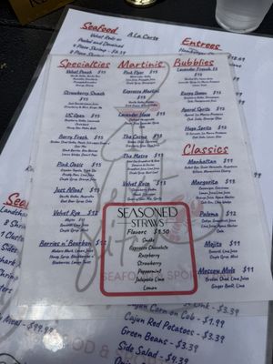 Menu photo 1 The Velvet Ditch Oxford, MS