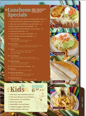 Menu photo 4 Jimador Bar & Grill Dale, IN