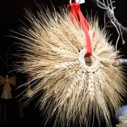 Historischer Christmarkt - Sieht einfach klasse aus, der Strohstern