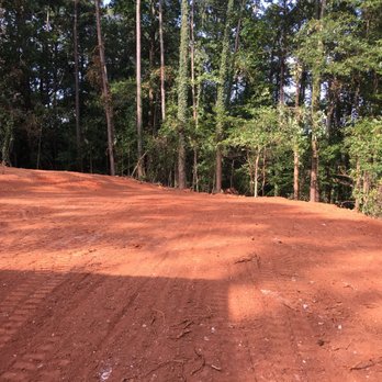 Con South - My modern shed will go straight back here. - Masonry/Concrete Near Me - Conyers, Georgia