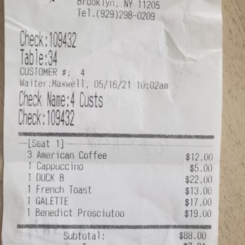 Evelina - Brunch for 4. - Italian Near Me - Brooklyn, New York Evelina - Brunch for 4. - Italian Near Me - Brooklyn, New York