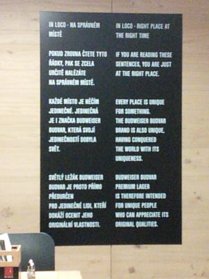 Menu photo 2 IN LOCO Budweiser Budvar Restaurant Prague, PR