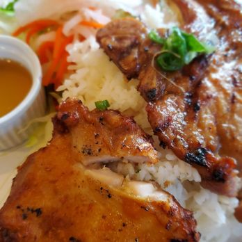 Ha Cafe - Lemongrass chicken and pork on rice - Vietnamese Near Me - Burnaby, British Columbia Ha Cafe - Lemongrass chicken and pork on rice - Vietnamese Near Me - Burnaby, British Columbia