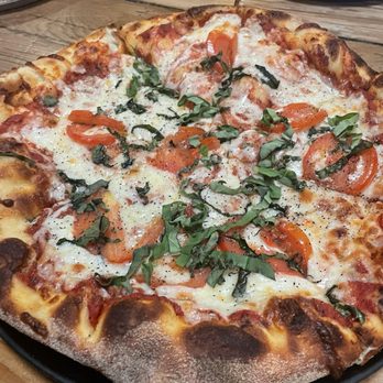 The Planing Mill Artisan Pizzeria - This was that Margherita- 12" Medium - Pizza Near Me - Visalia, California The Planing Mill Artisan Pizzeria - This was that Margherita- 12" Medium - Pizza Near Me - Visalia, California