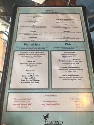 Menu photo 4 Longstreet's Deli Petersburg, VA