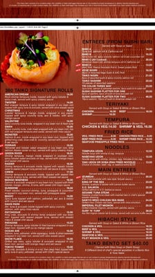 Menu photo 7 360 Taiko Sushi & Lounge Patchogue, NY