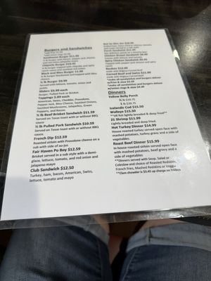 Menu photo 1 Off The Hook Sports Grill Ira Township, MI