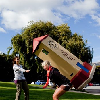 Puzzling World - The Leaning Tower of Wanaka - you can't leave without taking at least one shot! - Amusement Parks Near Me - Wanaka, MWT