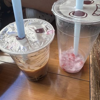 Tea Cloud - Finished taro milk and partially finished spiced chai - Bubble Tea Near Me - Denver, Colorado Tea Cloud - Finished taro milk and partially finished spiced chai - Bubble Tea Near Me - Denver, Colorado