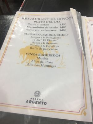 Menu photo 6 El Rincón Buenos Aires, C Menu photo 6 El Rincón Buenos Aires, C