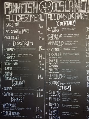 Menu photo 2 Ponyfish Island Melbourne, VIC Menu photo 2 Ponyfish Island Melbourne, VIC