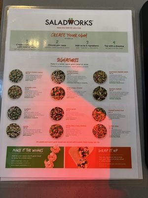 Menu photo 1 Saladworks San Antonio, TX