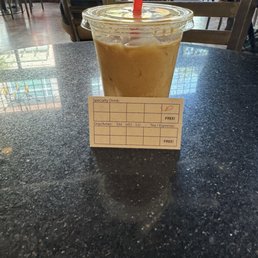 16oz Sugar Free Almond Iced Latte w/oat milk 16oz Sugar Free Almond Iced Latte w/oat milk