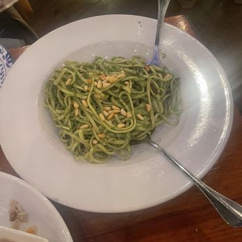 Salute - Pesto linguine - Italian Near Me - Stowe, Vermont