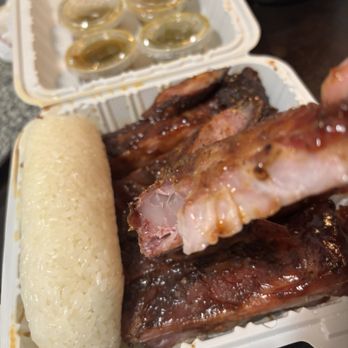 Sactown Hmong Bbq - Rice, sauce, ribs and sausage. Yum! - Barbeque Near Me - Sacramento, California Sactown Hmong Bbq - Rice, sauce, ribs and sausage. Yum! - Barbeque Near Me - Sacramento, California