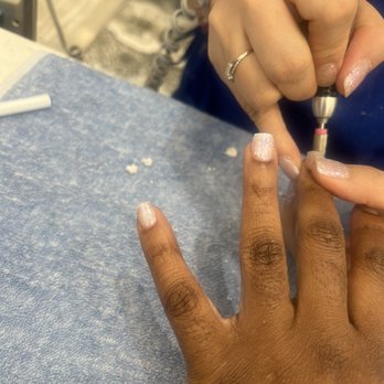 Emily Nails - The length she said was for 45 which is the same length of my nails. - Nail Salons Near Me - Atlanta, Georgia