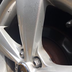 A & W Car Wash - Dirty rims and a bent license plate for $20!