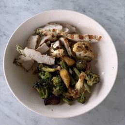 chicken & Olive Oil Roasted Vegetables