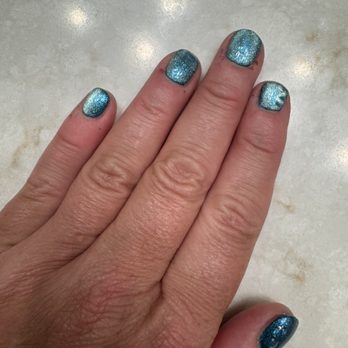 Aquarius Spa & Salon - Cat eye/Turquoise Polygel Manicure - Hair Salons Near Me - Chapin, South Carolina Aquarius Spa & Salon - Cat eye/Turquoise Polygel Manicure - Hair Salons Near Me - Chapin, South Carolina