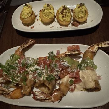Nick's On 2nd - Taquitos and Bacon Deviled Eggs - New American Near Me - Long Beach, California Nick's On 2nd - Taquitos and Bacon Deviled Eggs - New American Near Me - Long Beach, California