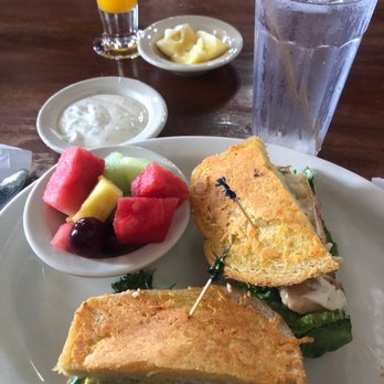 Loru’s Cafe - Caesar chicken sandwich comes with 1 side fruit. Delicious - Breakfast & Brunch Near Me - Camarillo, California Loru’s Cafe - Caesar chicken sandwich comes with 1 side fruit. Delicious - Breakfast & Brunch Near Me - Camarillo, California
