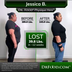 Dr. Food Medical Weight Loss - Jessica lost 39.8 pounds in 12 weeks!