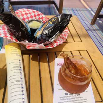 Destination Unknown - Bacon Old Fashioned with Pita Chips & Spinach & Artichoke Dip - Speakeasies Near Me - Del Mar, California