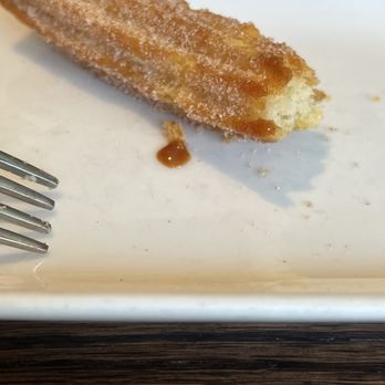 Maya - Churros that were so hard when I tried to pinch with the fork it jumped out of the plate ... - Mexican Near Me - New York, New York