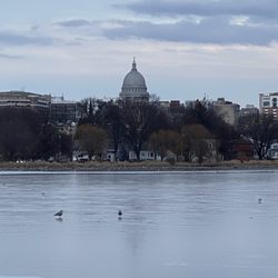 Brittingham Park - View of the Capitol over Monona Bay