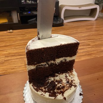 Hapa Bakery - This is how dry the cake is...we're just going to smash it with a stick in the yard later. - Bakeries Near Me - Brea, California