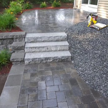 Rock Steady Landscaping & Masonry - Granite steps, paver patio and walkway - Masonry/Concrete Near Me Rock Steady Landscaping & Masonry - Granite steps, paver patio and walkway - Masonry/Concrete Near Me