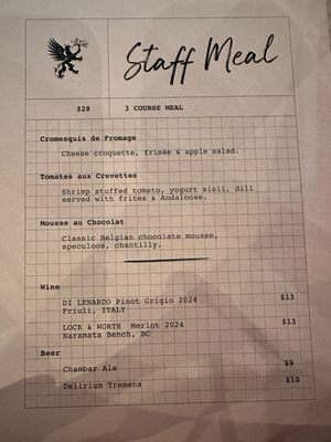 Menu photo 4 Chambar Vancouver, BC Menu photo 4 Chambar Vancouver, BC