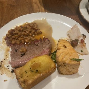 AYCE - Yummy salmon with Brussels sprouts, brisket is phenomenal and corn bread is dry. - Buffets Near Me - Las Vegas, Nevada AYCE - Yummy salmon with Brussels sprouts, brisket is phenomenal and corn bread is dry. - Buffets Near Me - Las Vegas, Nevada