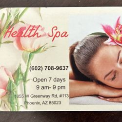 Rose Health Spa - Business card