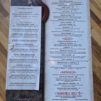 Salt Rock Grill - Menu - New American Near Me - Indian Shores, Florida Salt Rock Grill - Menu - New American Near Me - Indian Shores, Florida