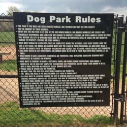 Hills Bark Park - Rules.
