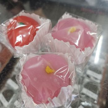 Osaka-Ya - 10-5-24. Two Kiku and One Strawberry - Desserts Near Me - Sacramento, California Osaka-Ya - 10-5-24. Two Kiku and One Strawberry - Desserts Near Me - Sacramento, California