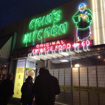 Chin's Kitchen - Nostalgic neon leads the way to Chin's Kitchen. Notice the chef slurping his Beef Noodle Soup - Chinese Near Me - Portland, Oregon Chin's Kitchen - Nostalgic neon leads the way to Chin's Kitchen. Notice the chef slurping his Beef Noodle Soup - Chinese Near Me - Portland, Oregon