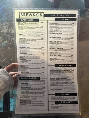 Menu photo 1 Brewski's Bar & Arcade San Diego, CA Menu photo 1 Brewski's Bar & Arcade San Diego, CA