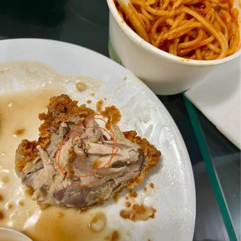 Jollibee - Small roach inside the chicken - Chicken Shop Near Me - Waipahu, Hawaii