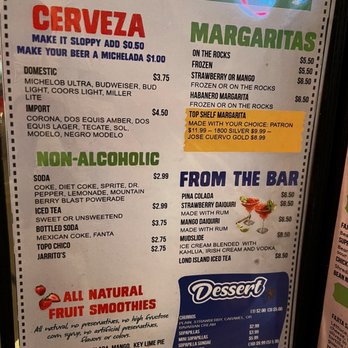 Gecko's at Lake Texoma - the menu - Mexican Near Me - Kingston, Oklahoma