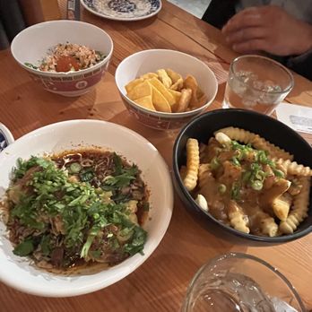 Mecha Noodle Bar - Munchies: dumplings, poutine with cheeses curds and curry, crab dip. - Ramen Near Me - Washington, DC, District of Columbia Mecha Noodle Bar - Munchies: dumplings, poutine with cheeses curds and curry, crab dip. - Ramen Near Me - Washington, DC, District of Columbia