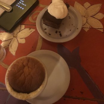 The Shed - Lemon soufflé & Mocha Cake - New Mexican Cuisine Near Me - Santa Fe, New Mexico