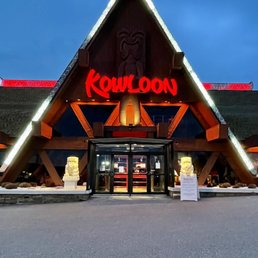 Exterior outside entrance of Kowloon - The Exterior Of Kowloon. Multiple Themed Dining Rooms. A 70+ Year Old Iconic, Kitschy, Tiki Palace 1200 Seat Restaurant Rt 1 Saugus MA. - Saugus, Massachusetts Exterior outside entrance of Kowloon - The Exterior Of Kowloon. Multiple Themed Dining Rooms. A 70+ Year Old Iconic, Kitschy, Tiki Palace 1200 Seat Restaurant Rt 1 Saugus MA. - Saugus, Massachusetts