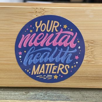 Junkers Nest - Mental Health Awareness Sticker that says "Your Mental Health Matters" - Antiques Near Me - Sumner, Washington Junkers Nest - Mental Health Awareness Sticker that says "Your Mental Health Matters" - Antiques Near Me - Sumner, Washington
