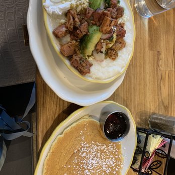 Eggy's Diner Chicago - Green Eggs & Ham + Side of Pancake - Breakfast & Brunch Near Me - Chicago, Illinois