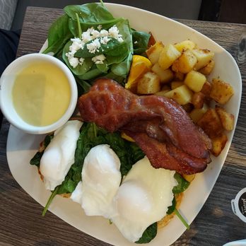 Our Spot - Eggs Florentine - Cafes Near Me - Toronto, Ontario