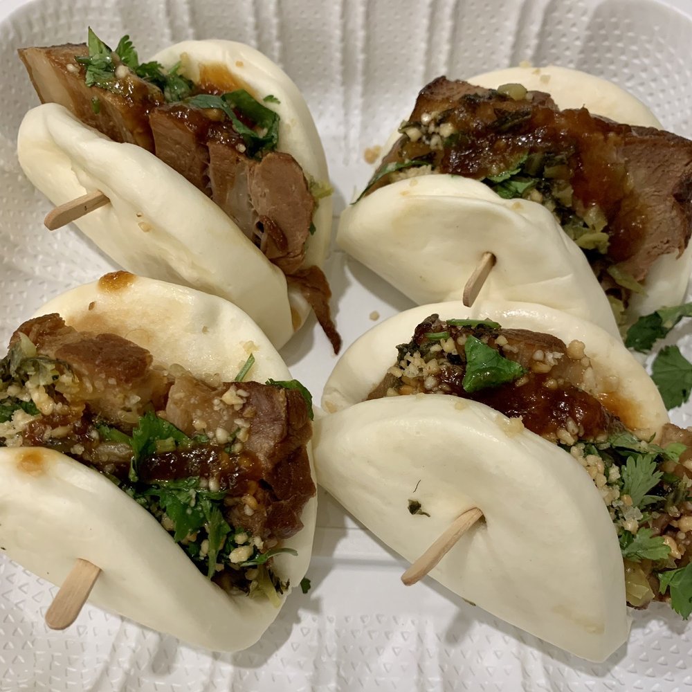Amore Eats - A12: Taiwan burger (with peanuts) - Taiwanese Near Me - Rockville, Maryland