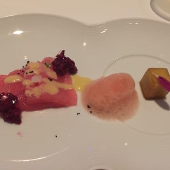 Tempo - Soy marinated mango, sashimi, and I forgot the rest. - Latin American Near Me - Cancún, ROO Tempo - Soy marinated mango, sashimi, and I forgot the rest. - Latin American Near Me - Cancún, ROO