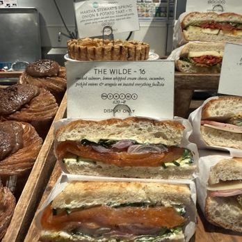 {petite} maman - Smoked salmon would mean non-salty smoked salmon, LOX means it is SALTY. My sandwich had VERY SALTY LOX. Rest of it was GREAT!! - Bakeries Near Me - New York, New York